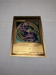 Tarjeta Yugioh Personalizada Lámina de Oro Mago Oscuro MAGO para Fines Artísticos - Imagen 1 de 3
