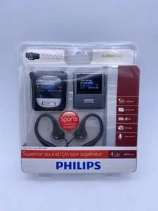 Brand New - Philips GoGear Raga MP3 Player - 4G - Holds 900 Songs Music Gym - Picture 1 of 8