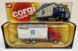 Camion Scania Seatrain porte container truck - CORGI Super 2018 - 1977 - Neuf - Imagen 1 de 4
