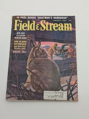 1966 Field & Stream magazine January  issue Rabbit Hunting - Image 1 of 4