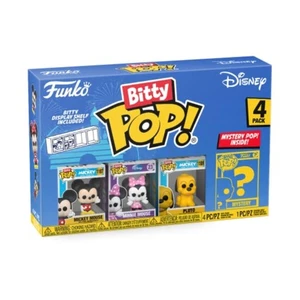 Funko Bitty POP! Disney - Mickey Mouse, Minnie Mouse (pink Dress), Pluto and A S - Picture 1 of 10