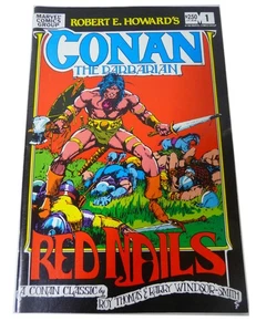 Vintage CONAN THE BARBARIAN Red Nails #1 (Marvel Comics 1983) Barry SMITH - Picture 1 of 2