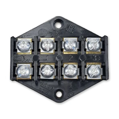 Anschlussblock 4-Wege Schraubklemme bis 2,5mm² 450V 16A IP20 Elektroverbinder - Bild 1 von 4