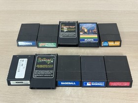 10 Vintage INTELLIVISION Video Game Cartridge Lot - No Duplicates!