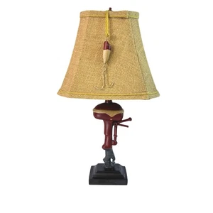 Vintage Nautical Outboard Motor Lamp Fishing Lure Accent Cabin Decor - Picture 1 of 6