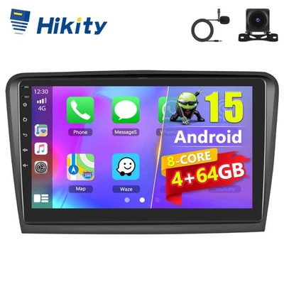 10" Carplay 4+64GB 8Core Android Radio GPS Navi Für Skoda Superb 2 3T 2008-2015 - Bild 1 von 4