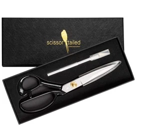 Sewing Scissors Ultra Sharp + Free Craft Knife - 9" Heavy Duty Professional S... - Picture 1 of 9