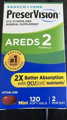 PreserVision AREDS 2 Vitaminas 👓 Suplemento 👀 Gel 120 cápsulas Foto 1 de 4