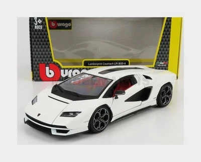 BURAGO 18-21102W LAMBORGHINI - COUNTACH LP 800-4 2021 - BIANCO SIDERALE - WHITE  - Immagine 1 di 2