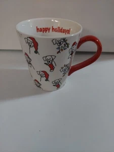 Tazza da caffè in ceramica per cani di Natale Happy Holidays di Secret Celebrity - Foto 1 di 6