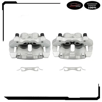 Pinzas de freno delanteras izquierda y derecha con juego de soportes (2) para Dodge Durango 2011-2018 Foto 1 de 4