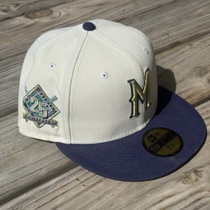 New Era 59Fifty Milwaukee Brewers Exclusive Fitted Hat Side Patch 7 3/8 - Bild 1 von 9
