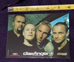 Clawfinger On Tour Rammstein Out To Get Me Rare Original 2008 Postcard - Bild 1 von 3