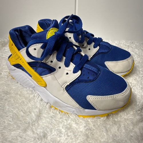 Nike Huarache Run GS Phantom Bright Spruce Black Volt Sneakers per bambini