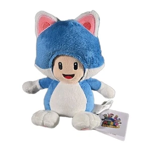 Nintendo Super Mario 3D World Cat Toad Plush Stuffed Animal  8'' New - Picture 1 of 13