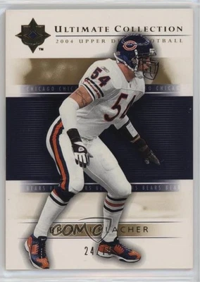 2004 Upper Deck Ultimate Collection Gold /75 Brian Urlacher #12 HOF - Imagem 1 de 2