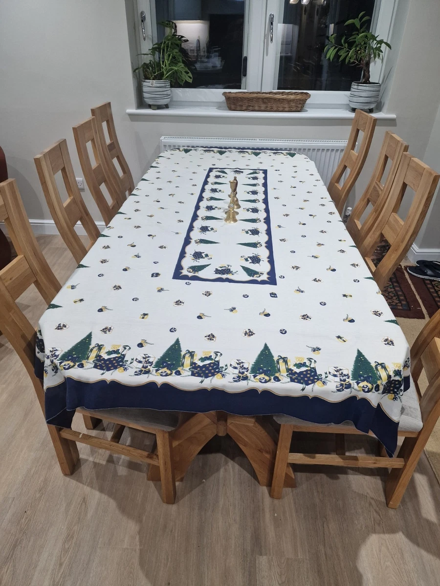 Vintage Vista Cotton Tablecloth (70 X 50 Inches) – Washable, Rectangle, Digital Print – Mushroom Pattern - View #5