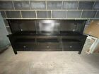 Ikea Tv Unit With Drawer And Separate Hanging Shelf Brown/Black - Used
