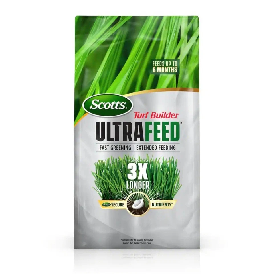 Cubiertas Ultrafeed para constructores de césped de 20 libras hasta 8.889 cuadrados Fertilizante de larga duración para pies Foto 1 de 3