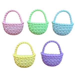 Basket Button Set - Shelly's Buttons - Pastel Easter Buttons Craft Sewing Scrap - Picture 1 of 2