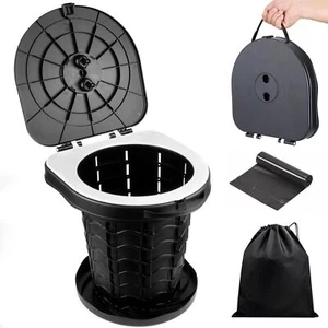 YSWOVUO WC Portatile Adulti, 220kg Toilette Portatile Pieghevole, Gabinetto Port - Foto 1 di 7