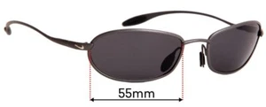 Lentes de repuesto para gafas de sol SFx para Nike Hyperion Ev0024 - 55 mm de ancho - Imagen 1 de 3