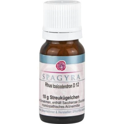 SPAGYRA GMBH & CO KG RHUS TOXICODENDRON D 12 Globuli 10 g PZN11187272