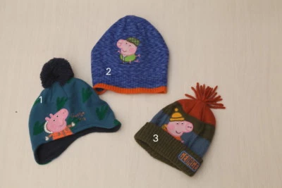 NEW Kids Boy Peppa Pig Winter Hat, Size 1-3, 2-4-6 years - image 1 of 4