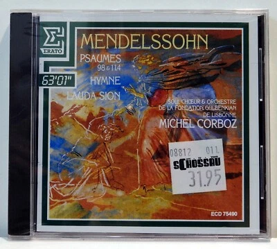 Michel Corboz - Mendelssohn Psaumes 98 & 114 - Erato ECD 75490 - Neu!/OVP (84) - Bild 1 von 3