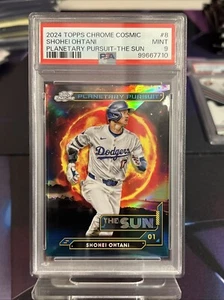 2024 Topps Cosmic Chrome Shohei Ohtani Planetary Pursuit The Sun PSA 9 Low Pop - Imagen 1 de 2