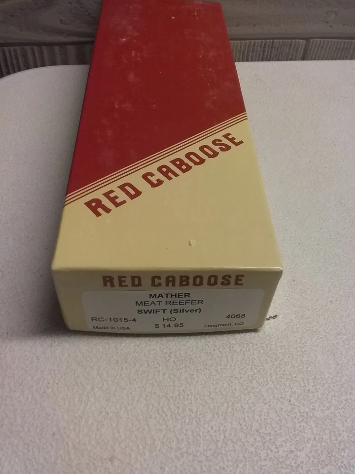 Red Caboose HO Kit RC-1015-4 Mather Meat Reefer New USA - Image 1 of 4