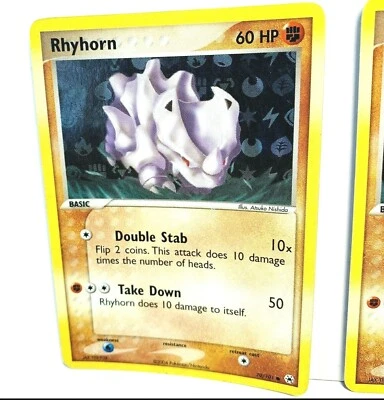 Rhyhorn 70/101 Reverse Holo EX Hidden Legends Pokemon Card  - Image 1 of 4