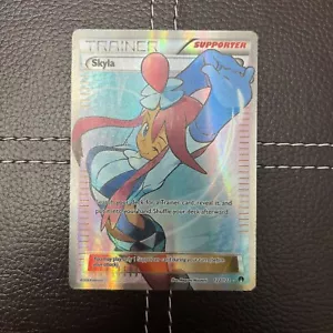 Pokemon TCG - Skyla (Full Art) - 122/122 - BREAKpoint - PL Ultra Rare Trainer - Picture 1 of 7
