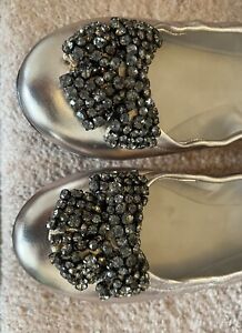 Boden Embellished Ballet Flat-Metallic Bronze- Size 41. Brand New In Box.