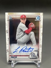 2020 Bowman Chrome Levi Prater 1st Prospect Auto St Louis Cardinals #CDA-LP
