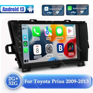 Reproductor estéreo para automóvil Android 12.0 radio GPS CarPlay WIFI para Toyota Prius 2009-2013 - Imagen 1 de 13