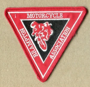 BRAMPTON MOTORCYCLE ASSOCIATION Vintage CLOTH PATCH - Picture 1 of 3