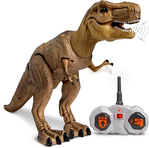 Remote Control RC T Rex Dinosaur Electronic Toy Action Figure Moving & Walking R - Picture 1 of 12
