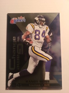 2000 Fleer Gamers Change The Game Randy Moss #5 Vikings
