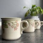3x Vintage Wedgwood Wild Apple Tea Coffee Espresso Cups Mugs VGC Oven To Table