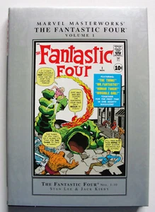 FANTASTIC FOUR Vol. 1 HC w/Dust Jacket MARVEL MASTERWORKS Like New LEE & KIRBY - Picture 1 of 7