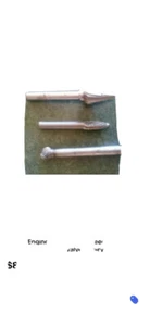 Harley /Indian -Carbide ( 3 ) Rotary Grinding Bits-Tree -Barrel -Ball - Picture 1 of 1
