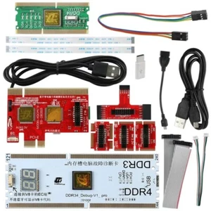 Laptop Desktop PC Diagnostic Test Debug King Post Card Support For PCI PCI-E - Afbeelding 1 van 8