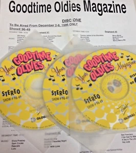 RADIO SHOW: GOOD TIME OLDIES 12/2/96 TEMPTATIONS FEATURE; BEATLES; RASPBERRIES - Picture 1 of 3