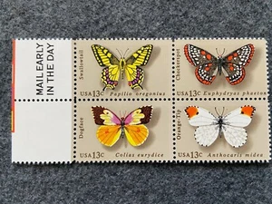 Schmetterlinge USA 13 Cent unbenutzt Lot von 4 Briefmarken - Bild 1 von 1
