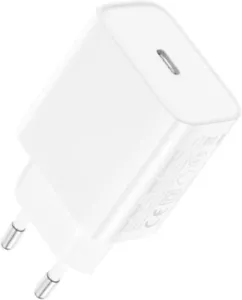 Caricatore Adapter USB 3.1 Tipo C 20W Per Cubot Max 5 Spina Elettrica L77 BIANCO - Foto 1 di 6