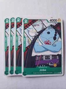 One Piece TCG: Jinbe OP02-33 C x4 Playset NM Paramount War English - Picture 1 of 1
