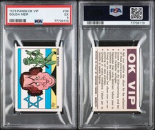 1973 Panini OK VIP Golda Meir PSA 5 #38 Pop 3