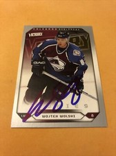 Wojtek Wolski Signed Colorado Avalanche Rookie Card 2