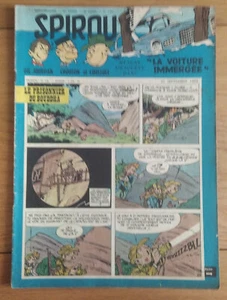SPIROU ( journal )  n° 1067 , couverture Tillieux , ( Dupuis , 25/09/1958 ) - Picture 1 of 2
